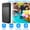 30000mAh Black, variant on 30000mAh Portable Power Bank PD22.5W Fast Phone Charger External Battery Pack with 1 Micro USB Twin USB Ports 1 Type-C Port Fit for Most Phone Tablet Laptop