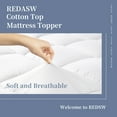 DEITAS Extra Thick Mattress Topper, Cooling Mattress Pad Cover with 821" Deep Pocket, Full
