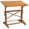 Alvin Art and Drawing Table Cherry Melamine Top 24" x 36"