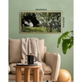 thumbnail image 6 of Drsoum Vintage Flower Garedn Landscape Framed Wall Art Classic Retro Floral Wall Prints Farmhouse Kitchen Bathroom Office Decor 8x16in Natural Framed, 6 of 6