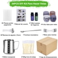 thumbnail image 2 of Kit para Hacer Velas, Kit para Hacer Vela Aromática, Fabricación de Vela Regalo para Adulto Principiante con Cera Abeja Olla Fusión Aroma Lata Pegatina Mecha Cuchara, 2 of 4