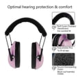 thumbnail image 5 of Noise Cancelling Headphones Kids Ear Defenders Adjustable Soft Children Ears Protectors Noise Reduction Ear Muffs Pink, 5 of 5
