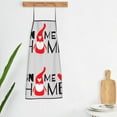 thumbnail image 3 of Uemuo Gnome Home With A Cute Gnome Printed Bib Apron, Adjustable , Water and Oil Resistant, Cooking Kitchen Chef Apron for Women Men, 3 of 5