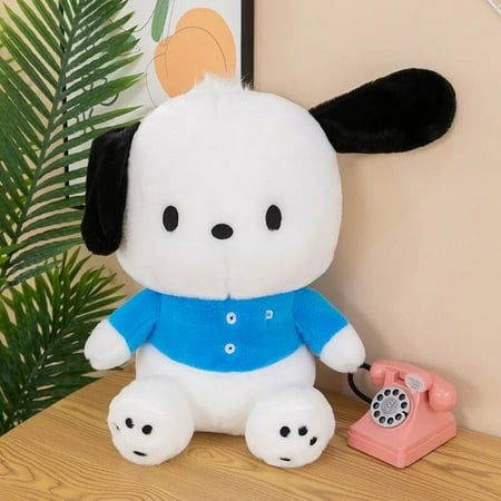 Sanrio Plush Doll Giant Cartoon Pochacco Sleeping Pillows Soft Dog Plush Toys Kawaii Room Decor Birthday Gifts for Kids Girls