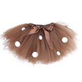 thumbnail image 3 of Falda tutú de ciervo marrón esponjoso para niñas, disfraz de reno navideño para bebés, falda de tul de alce para Halloween, carnaval, fiestas, juegos de rol, 3 of 5