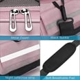 thumbnail image 5 of MOSISO Bike Pannier Bag & Rack Trunk with Shoulder Strap, Pink, 5 of 7