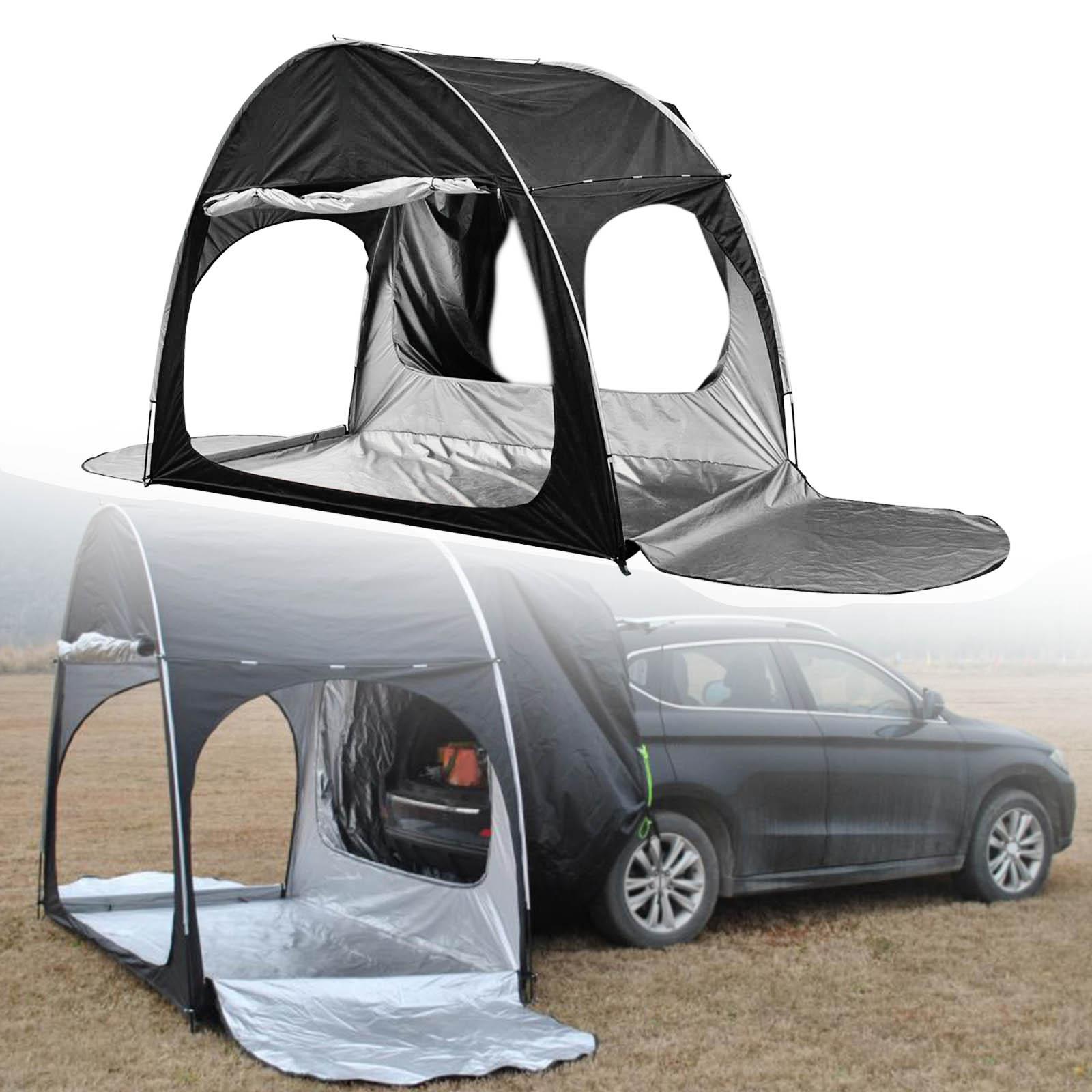 Tente De Voiture Pour Camping SUV - Auvent Hayon Étanche Avec Piquets Et Cordes - Pare-Soleil Coffre