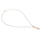 thumbnail image 1 of Collar de respiración consciente de acero inoxidable que reduce el estrés y la ansiedad. Collar portátil con silbato para mujeres y hombres en oro rosa, 1 of 15