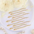 thumbnail image 4 of veasfak 10 Pieces Extender Chain Necklace for Jewelry Making with Lobster Clasps Holiday Golden, 4 of 8