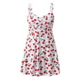 thumbnail image 6 of Itsame Sexy Swimsuits for Womens Sets, Printed Sweatshirts Red, 6 of 8
