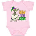 thumbnail image 3 of Inktastic New to the Krewe Mardi Gras Baby Alligator Boys or Girls Baby Bodysuit, 3 of 5
