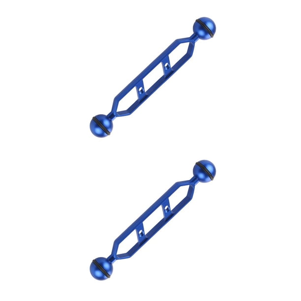 Sidaley 5 7 9 11 pulgadas cabeza de bola doble 1 adaptador de articulación brazo de extensión para abrazadera de mariposa subacuática montaje Type5 NO5