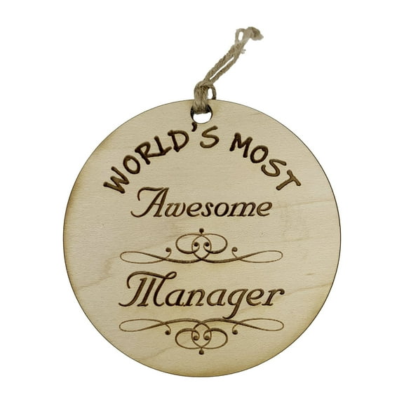 Worlds most Awesome Manager - Ornament