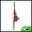 Rose Red, variant on Unique Bargains 1 Pc Handbag Charm PU Leather Flower Bag Charm White