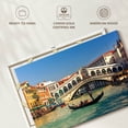 thumbnail image 6 of Elephant Stock Gondola And Rialto Bridge Wall Art - Horizontal Canvas Wall Art - Living Room Wall Decor - Architecture Canvas - Teal And Orange Decor - 48" x 32", 6 of 8
