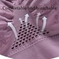 thumbnail image 5 of Hana Bra for Senior Women, Cotton Buttonless Comfy Lifting Shaping Bras, Full Coverage Underwire Free Bras Front Close Bras Vest Without Underwire for Older Women, Green XL, 5 of 6