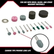 Hyper Tough 138-Piece Grinding and Cutting Kit Click Fit™ Case, Model 43129CF