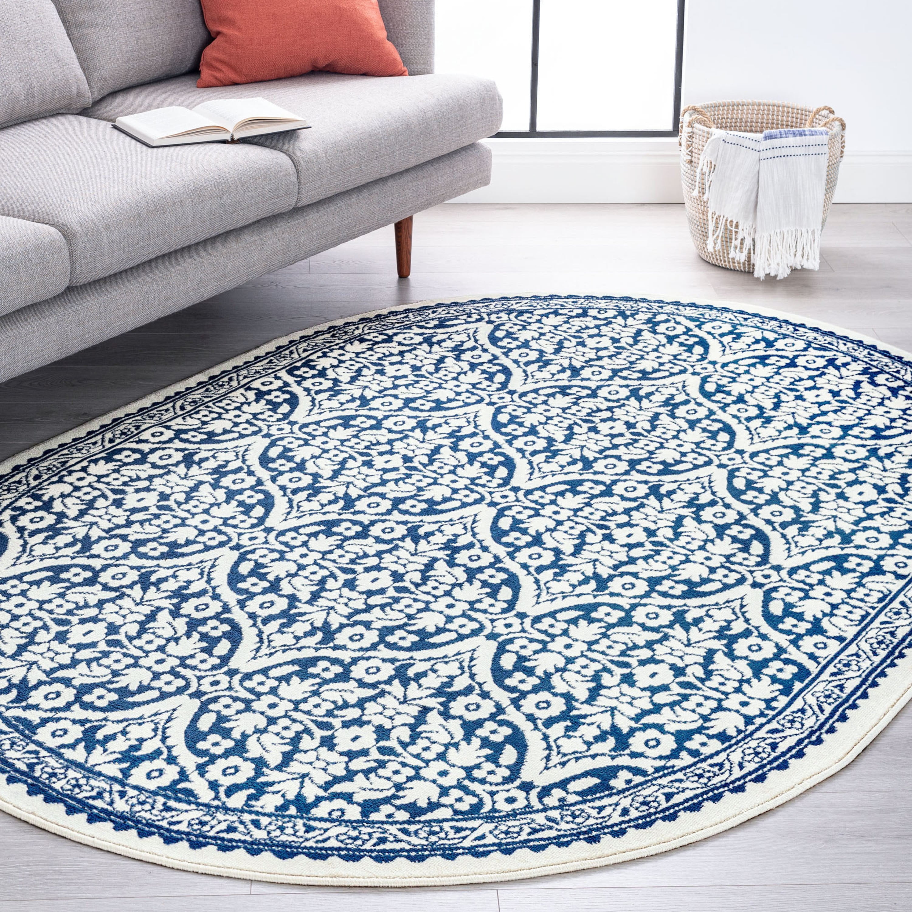 Bliss Rugs Maryland Traditional Indoor Oval Area Rug
