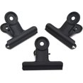 thumbnail image 1 of Paquete de 30 clips de metal negros con forma de toro, clips de papel con bisagra grande de 2 pulgadas para fotos (negro, 51 mm), 1 of 5