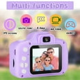 thumbnail image 2 of Sanmadrola Kids Camera Purple Selfie 1080HD Digital Video for Boys Girls 3-9 Years, 2 of 6