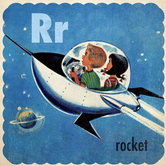 Marmont Hill "Rocket" by Curtis Painting Print on Canvas