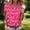 #098Hot Pink, variant on Women's Golf Polo Shirts Short Sleeve Quarter Zip Pullover Moisture Wicking Workout Tops