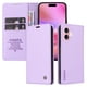 thumbnail image 1 of Funda para iPhone 16 Estuche de Cuero PU Tipo Cartera con Ranuras para Tarjetas y Cierre Magnético, 1 of 5