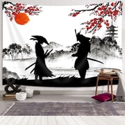 Japanese Tapestry, Tapestry 60 X 40 Cherry Blossom Japanese Style Wall Hanging Tapestry Home Decor Room Decor For Bedroom Living Room Dorm (150 X 100cm)