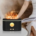 thumbnail image 6 of Hgallory Mini USB Aromatherapy Oil Diffuser, Quiet Household Aroma Diffuser with LED Simulated Flame Light & 3 Modes, Portable Humidifiers for Bedroom Office, 1PC, Black, 6.6"x3"x4", 6 of 6
