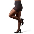 thumbnail image 4 of MeMoi Plus Size Curvy Ultra Sheer Control Top Pantyhose - Womens - Female, 5X-6X, Honey, 4 of 11