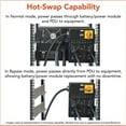 thumbnail image 6 of Tripp Lite UPS Smart Online 10000VA 9000W Rackmount 10kVA 200-240V USB DB9 Manual Bypass Switch Hot Swap 6URM, 6 of 6