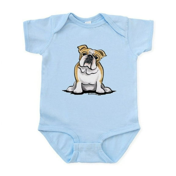 CafePress - Cute English Bulldog Infant Bodysuit - Baby Light Bodysuit, Size Newborn - 24 Months