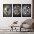 thumbnail image 3 of Abstract Steel Wire Metal Figure Statue Sculpture Canvas Painting Couple Hanging Painting High Definition Jet Printing Painting Core, 3 of 5