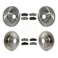 thumbnail image 1 of Transit Auto Front Rear Disc Brake Rotors and Semi-Metallic Pads Kit for Car Subaru Legacy K8S-101079, 1 of 11