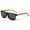 Black Frame With Light Brown, variant on Mens Womens Bamboo Sunglasses Wooden Retro Vintage Wood Mirror Polarized Glasses
