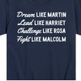 thumbnail image 3 of Instant Message - Dream Like Martin - Toddler and Youth Short Sleeve T-Shirt, 3 of 6
