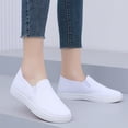 thumbnail image 6 of Women's Casual Slip On Canvas Sneakers Fashionable Comfortable Flat Shoes for Daily Wear with Jeans and Pants, 40, 6 of 6