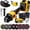 Full Kit with Case + 1 Batteries, variant on Wapentake  21V  Cordless Angle Grinder with 2 Batteries  4.0Ah  MAX Battery  11000rpm  for Cutting Grinding Polishing