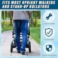 thumbnail image 3 of 2 Pcs Rollator Armrest Pad Upright Walker Forearm Pads Black Walker, 3 of 5