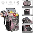 thumbnail image 5 of Travel Cooler Bag - Pioneer Flower Floral Print Pattern Camping Beer Cooler Backpack with Bottle Opener- Waterproof Insulated Picnic Backpacks - Cooler Bag for Beach, 5 of 6