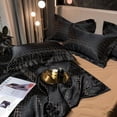thumbnail image 2 of Luxe Divine Collection ~ Luxury 120 Yarn-Dyed Jacquard Cotton Bedding Set, 2 of 5