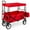 Red, variant on Best Choice Products Collapsible Folding Outdoor Utility Wagon with Canopy Garden Cart w/ Removable Canopy - Red