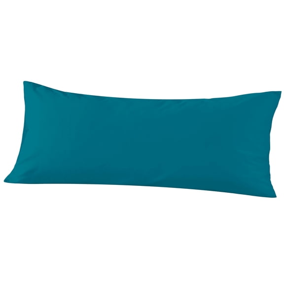 500 Thread Count 100% Egyptian Cotton Body Pillowcase, Soft and Breathable Envelope Closure Long Body Pillow Cover, Slate Blue, 20" x 54"