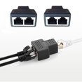 thumbnail image 6 of RJ45 Splitter Adapter 1 to 2 Ways Dual Female Port CAT5/6/7 LAN Net Connect, 6 of 7