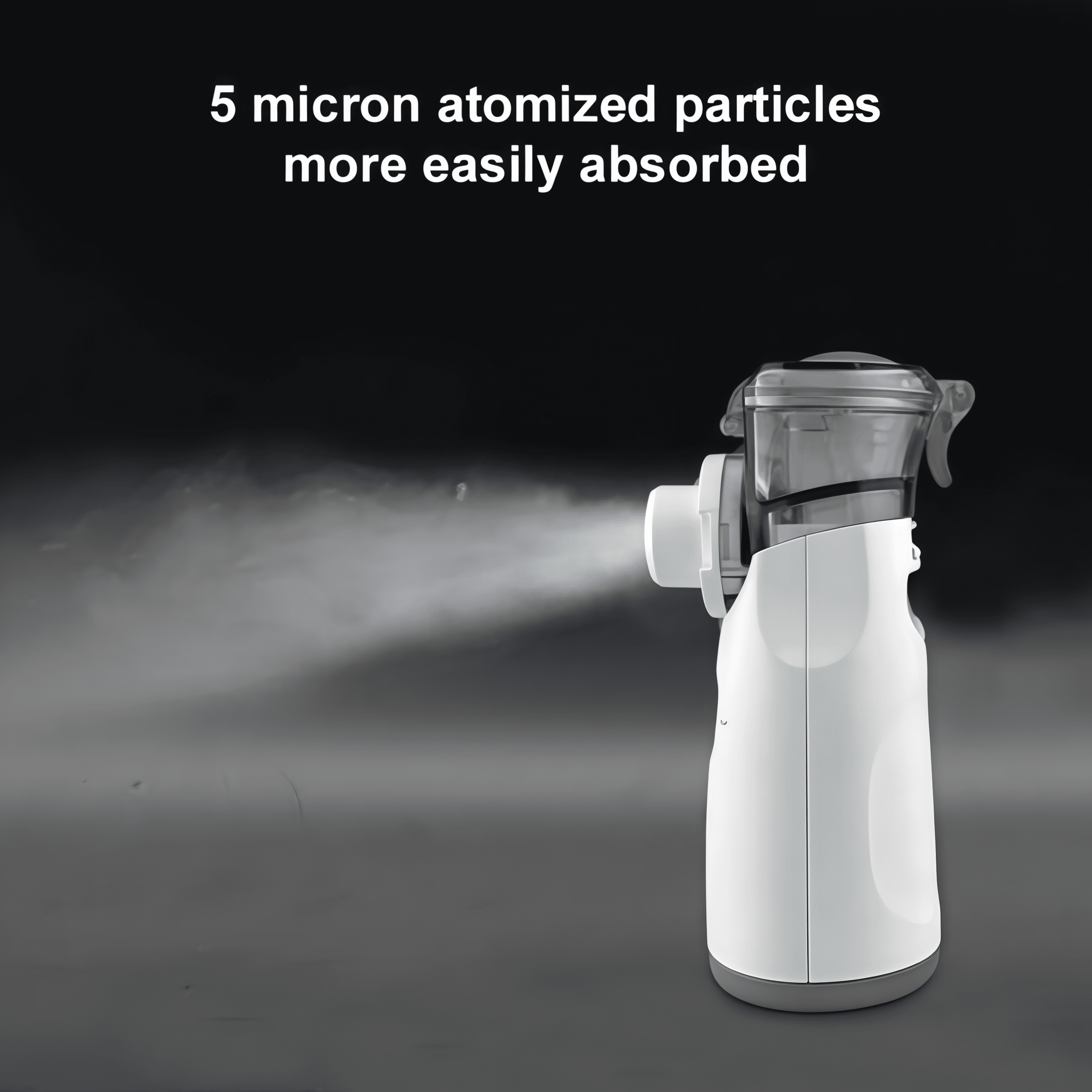 Portable Handheld Humidifier – 5 Micron Ultra-Fine Mist, USB/Battery Powered, Auto-Clean, Quiet Personal Humidifier for Home, Office & Travel