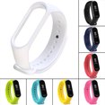 thumbnail image 4 of Gwong Electrónica Color de caramelo de reemplazo suave reloj inteligente pulsera de pulsera de pulsera para Xiaomi 3/4, 4 of 7