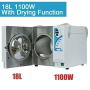 18L Dental Lab Medical Autoclave Sterilizer Automatic Vacuum Steam Sterilization 1100W 110V