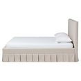 thumbnail image 4 of Baxton Studio Astin Modern Platform Bed, Queen, Beige, 4 of 9