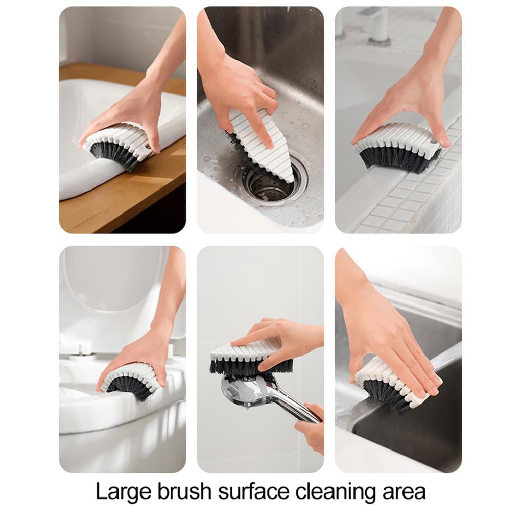 AIPERQ Brosse De Nettoyage - Brosse à Joints, Poils Durs, Brosses Pour Joints De Carrelage Produits De Nettoyage Pour Cuisine Toilettes Salle De Bain 3 Noir 89771865