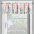 thumbnail image 4 of Ambesonne Watercolor Valance & Curtain, Paintbrush Effect Hearts, 55"x30", Multicolor, 4 of 6